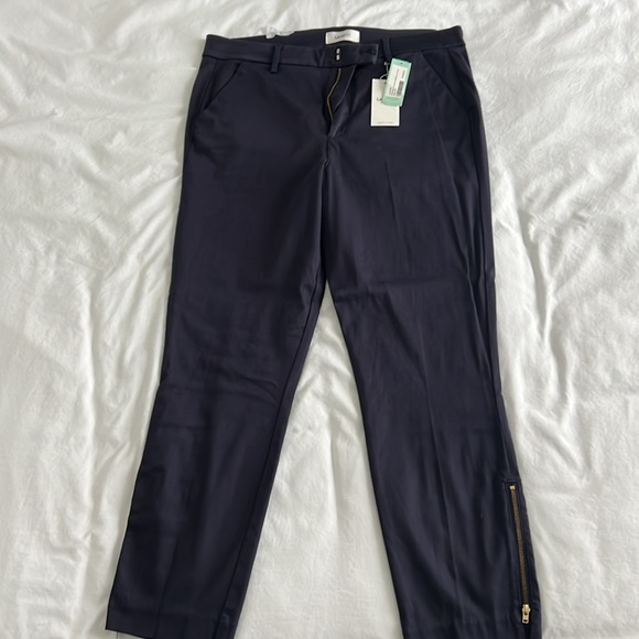 NWT Level 99 Brittany Zip Hem Trouser. Navy. Soft and stretchy fabric - Picture 3 of 8